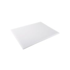 C.A.C. CBPH-0610W, 6x10-inch PE White Cutting Board
