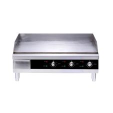 Omcan CE-CN-0766, 30-inch Countertop Stainless Steel Electric Griddle with Flat Surface, 4500W