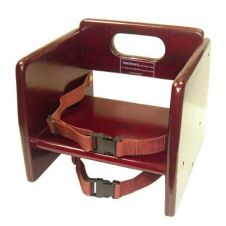 Winco CHB-703, Wood Booster Seat, Mahogany