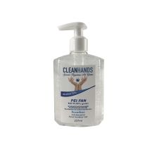 Cleanhands CHHS8-X 8 Oz Gel Hand Sanitizer w/Pump, 75% Alcohol, EA