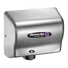 American Dryer CPC9-C, Adjustable High Speed Hand Dryer, Cold Plasma Technology, Steel Cover Satin Chrome Finish