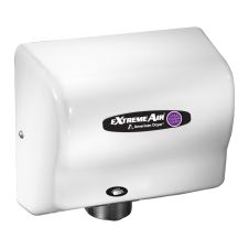 American Dryer CPC9-M, Adjustable High Speed Hand Dryer, Cold Plasma Technology, Steel Cover White Epoxy Finish