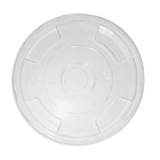 World Centric CPL-CS-12, PLA Lids with Straw Hole for 9-24 Oz Cold Cups, 1000/CS