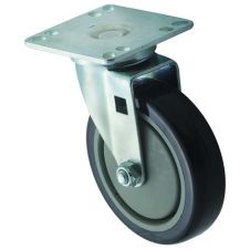 Winco CT-33, Universal Casters, 3.5x3.5-Inch Plate, 5-Inch Wheel, 2-Piece Set