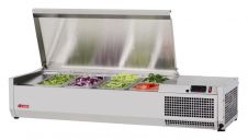 Turbo Air CTST-1200-13-N, 47-inch Counter Top Salad Table Refrigerator, Pan 1/6, 1/3
