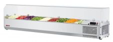 Turbo Air CTST-1800G-N, 70-inch Counter Top Salad Table Refrigerator, Clear Hood, Pan.25,.5