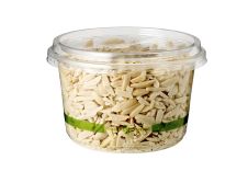 World Centric DC-CS-16, 16-Ounce Ingeo Clear Round Deli Containers, 1000/CS, ASTM, BPI (LIDS ARE SOLD SEPARATELY)