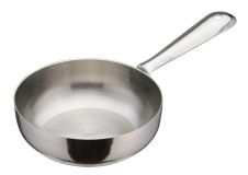 Winco DCWC-101S, 4-Inch Dia Stainless Steel Mini Fry Pan