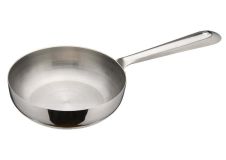 Winco DCWC-102S, 4.5-Inch Dia Stainless Steel Mini Fry Pan