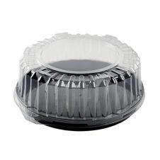 Fineline Settings DD12.L, 12-inch Platter Pleasers PETE Dome Lid with Nesting Ring, 50/CS