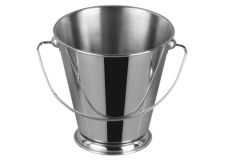 Winco DDSA-104S, 3-Inch Dia Stainless Steel Mini Serving Pail with Handle