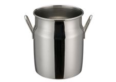 Winco DDSD-103S, 4-Inch Dia Stainless Steel Mini Milk Can, 2 Handles