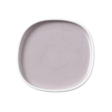 Yanco DM-208, 8.25x0.75-Inch Porcelain Square Plate with Upright Rim, 24/CS