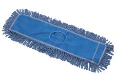 Winco DMB-24H, 24x5-inch Premium Blue Dust Mop Refill, Cotton Blend, EA