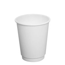 SafePro DWW-10, 10 Oz White Double Wall Paper Hot Cups, 500/CS