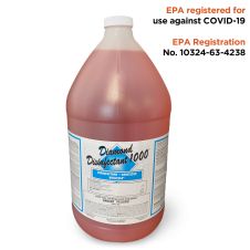 Diamond DD1000, 1-Gallon Cleaning Disinfectant - Concentrate, 4/CS