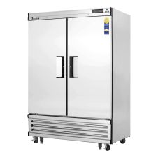 Everest Refrigeration EBF2, 54.13-Inch 47.33 cu. ft. Bottom Mounted 2 Section Solid Door Reach-In Freezer