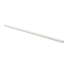 EcoChoice 485WPJ7WH, 7.75-Inch Jumbo White Individually Wrapped Paper Straw, 3200/CS