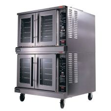 Lang Manufacturing ECOF-AP2, Double Deck Electric Convection Oven with Dials / Buttons Contols