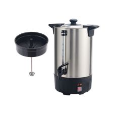 Winco ECU-50A, Commercial 50-Cup (8L) Stainless Steel Coffee Urn, 110-120V, 950W