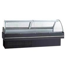 Coldline EDC105 105-inch Refrigerated Lift-Up Curved Glass Display Case