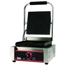 Winco EPG-1, Electric Panini Forte Italian Style Grill with Single 14-Inch Ribbed Plate
