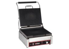 Winco EPG-1C, 14 x 16-Inch single Surface Electric Panini Grill, 120V~60Hz, 1800W, 15A, NSF