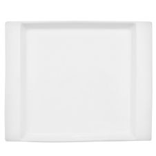 C.A.C. F-4S, 8.62x7-Inch White Porcelain Square Tray, 2 DZ/CS
