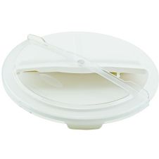 Winco FCW-32RC, Rotating Lid for White Container, 32 Gallon, NSF