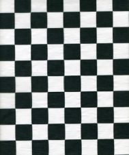 Handy Wacks FDP12BK, 12x12-Inch White Flat Deli Paper with Black Checkerboard Print, 3000/CS