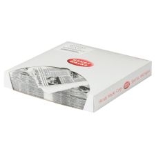 Handy Wacks FDP12NE, 12x12-Inch White Flat Deli Paper with Newsprint, 3000/CS