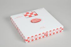 Handy Wacks FDP12RC-X, 12x12-Inch White Flat Deli Paper with Red Stripe Print, 1000-Piece Pack