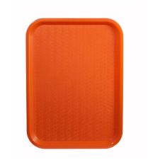 Winco FFT-1216O, 12x16-Inch Orange Plastic Fast Food Tray