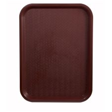 Winco FFT-1216U, 12x16-Inch Burgundy Plastic Fast Food Tray