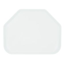 Winco FGTT-1814W, 18x14-Inch White Trapezoid Fiberglass Market Tray, NSF