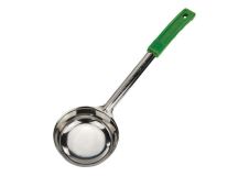 Winco FPSN-6, 6 Oz Stainless Steel Solid Food Portioner, Green, NSF