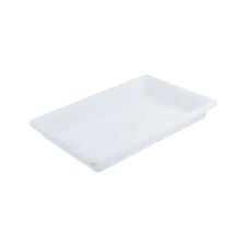 C.A.C. FS4F-3W, 26x18x3-inch Polyethylene Full-Size White Food Storage Box