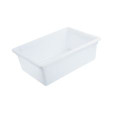 C.A.C. FS4F-9W, 26x18x9-inch Polyethylene Full-Size White Food Storage Box