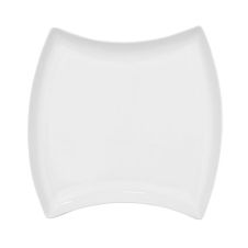 C.A.C. FTO-9, 9-Inch White Porcelain Fashion Plate, 2 DZ/CS