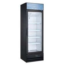 Coldline G15-B 26-inch Black Swing Door Merchandising Refrigerator