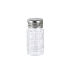 C.A.C. G8CK-2F, 2 Oz Glass Shaker Beehive with Stainless Steel Flat Cap, DZ