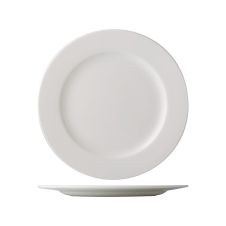 C.A.C. GDC-6, 6.5-Inch White Porcelain Dinner Plate, 3 DZ/CS
