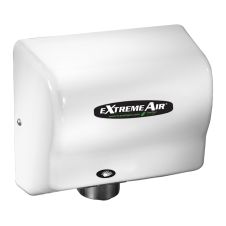American Dryer GXT9-M, Adjustable High Speed and Energy Efficient Hand Dryer with Steel Cover White Epoxy Finish