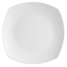 C.A.C. H-SQ16, 10-Inch Porcelain Round-in-Square Plate, DZ