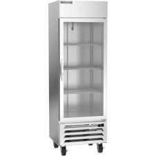 Beverage Air HBR19HC-1-G, 27.25-Inch Bottom Mounted 1 Section Glass Door Reach-In Refrigerator