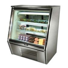 Leader HDL36, 36x34x53-Inch Refrigerated Deli Case, Self-Contained, Gravity Coil, ETL Listed
