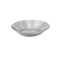 Winco HPR-8, 8.8-Inch Round Display and Server Tray, Hammered Steel