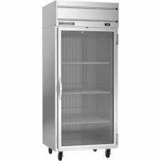Beverage Air HR1WHC-1G, 35.00-Inch 30.76 cu. ft. Top Mounted 1 Section Glass Door Reach-In Refrigerator