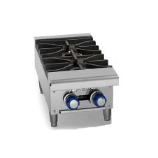 Imperial IHPA-2-12, Countertop Double Burner Gas Hot Plate, Natural Gas, CSA, NSF, CE