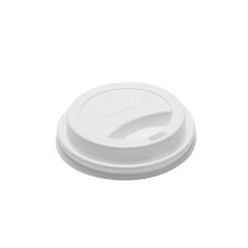 Karat C-KDL516-E, White Plastic Sipper Dome Lids (Fits 10-24 oz Capacity Cups), 1000/CS